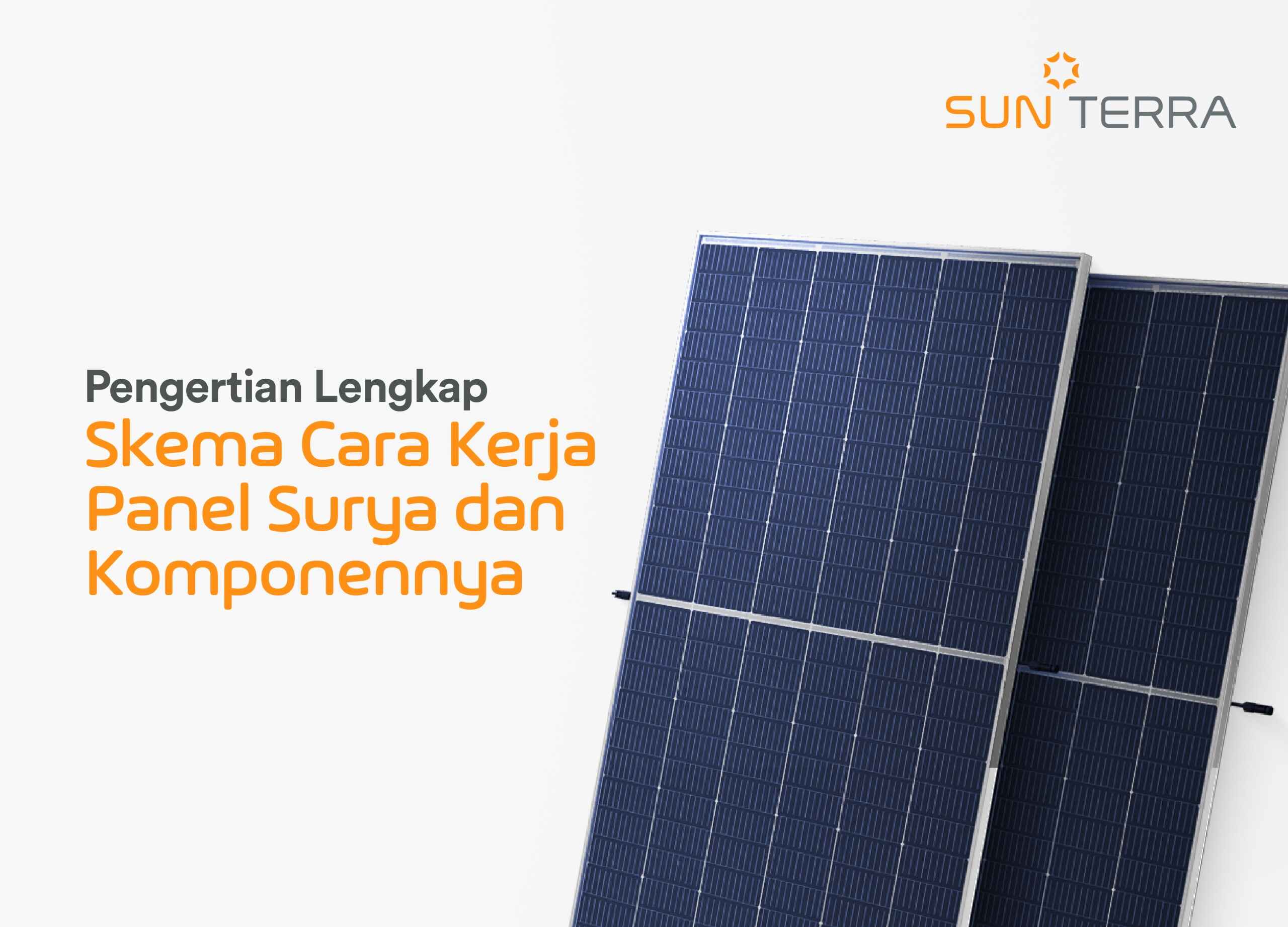 Skema Cara Kerja Panel Surya